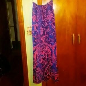 Strapless Maxi Dress